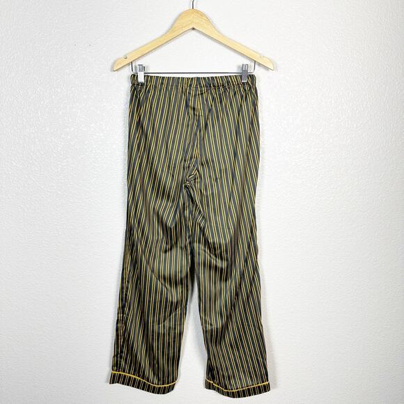 Harry Potter x Potterybarn Hufflepuff House Sateen Long Sleeve Pant Pajama Set M - Picture 13 of 16